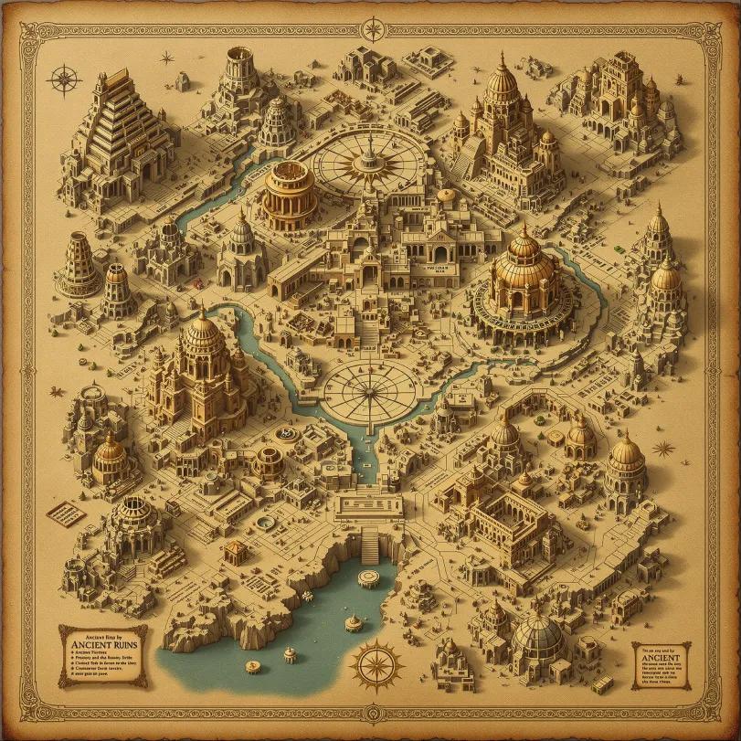 판타지 맵 생성기 - AI로 독특한 판타지 세계 맵 만들기