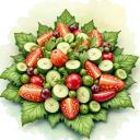 텍스트를 온라인에서 독특한 음식 이미지로 변환