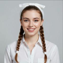 Ribbon-Wrapped Ponytail