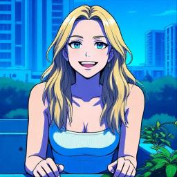 Futuristic Sci-Fi Anime Style