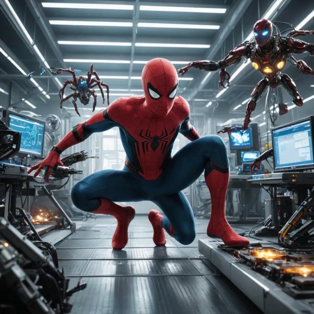 spider-man-art template 1