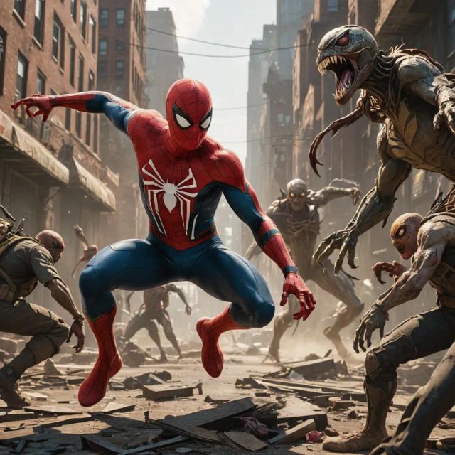 spider-man-art template 3