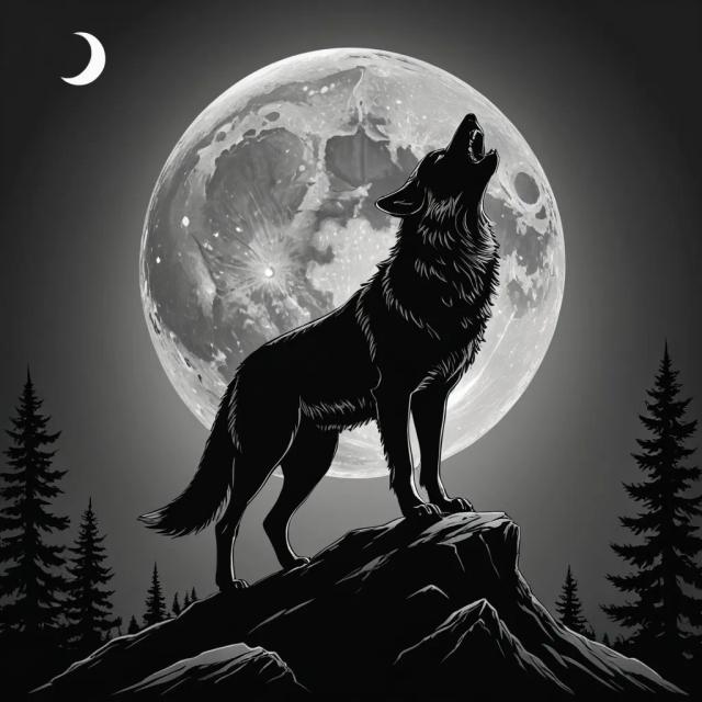 vector-black-white template 1