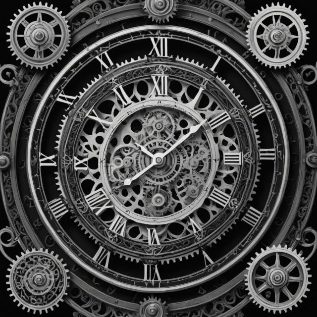 vector-black-white template 2